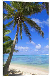 Canvas-taulu  Palm trees on the beach - Michael DeFreitas