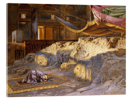 Akryylilasitaulu  Inside the Dome of the Rock - Carl Friedrich Heinrich Werner