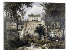 Alumiinitaulu  Mexico: Tulum, 1844. - Frederick Catherwood