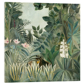 Akryylilasitaulu  Equatorial jungle - Henri Rousseau