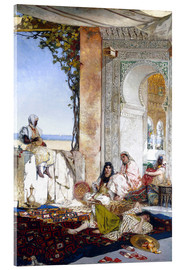 Akryylilasitaulu  Frauen in einem Harem in Marokko. 1875 - Benjamin Constant