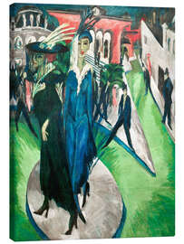 Canvas-taulu  Potsdamer Platz - Ernst Ludwig Kirchner