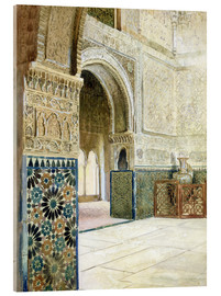 Akryylilasitaulu  Interior of the Alhambra, Granada - French School