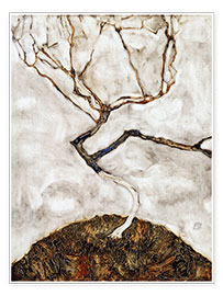 Juliste  Small Tree in Late Autumn - Egon Schiele