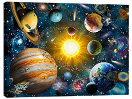 Canvas-taulu  Our Solar System - Adrian Chesterman