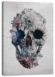 Canvas-taulu  Floral skull - Ali Gulec