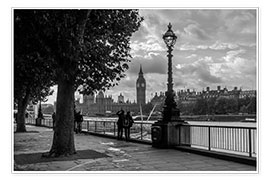 Juliste London black and white