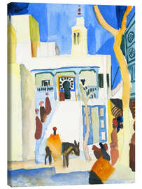 Canvas-taulu  A Mosque - August Macke