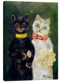 Canvas-taulu  Cats Wedding - Louis Wain