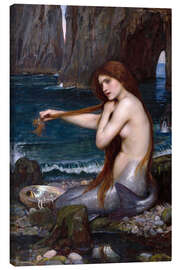 Canvas-taulu  The mermaid - John William Waterhouse