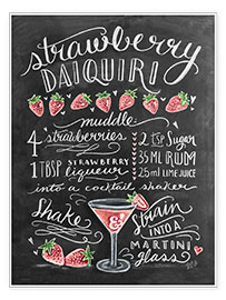 Juliste  Strawberry Daiquiri recipe - Lily &amp; Val