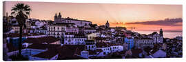 Canvas-taulu  Lisbon Sunrise - Michael Haußmann