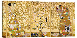 Canvas-taulu  The Tree of Life (Complete) - Gustav Klimt