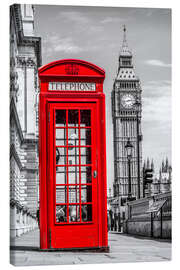 Canvas-taulu  London phone booth - euregiophoto