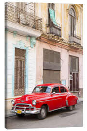 Canvas-taulu  Restored American car, Havana - Lee Frost