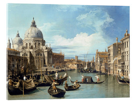 Akryylilasitaulu  Entrance to the Canal Venice - Bernardo Bellotto (Canaletto)