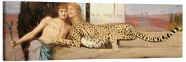 Canvas-taulu  Caresses - Fernand Khnopff
