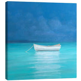 Canvas-taulu  Valkoinen vene, Kilifi 2012 - Lincoln Seligman