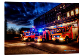 Akryylilasitaulu  German fire trucks - Markus Will