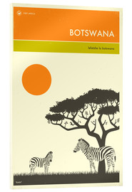Akryylilasitaulu  Botswana - Jazzberry Blue