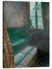 Canvas-taulu  Night in Saint Cloud - Edvard Munch