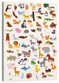 Canvas-taulu  Animal World - Kidz Collection