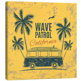 Canvas-taulu  Wave Patrol California