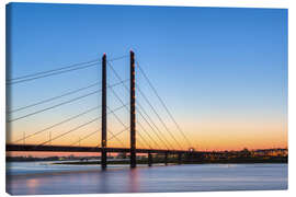 Canvas-taulu  Bridge in Dusseldorf - Michael Valjak
