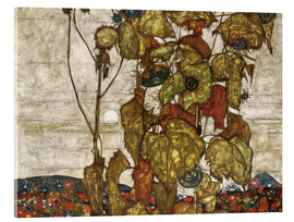 Akryylilasitaulu  autumn sun - Egon Schiele