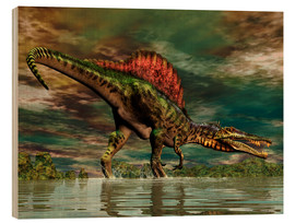 Puutaulu  Spinosaurus from the Cretaceous period - Philip Brownlow