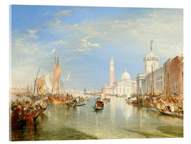 Akryylilasitaulu  Venice, The Dogana and San Giorgio Maggiore - Joseph Mallord William Turner