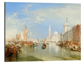 Alumiinitaulu  Venice, The Dogana and San Giorgio Maggiore - Joseph Mallord William Turner