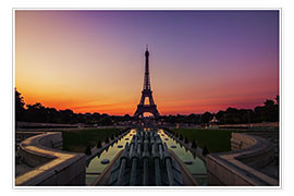 Juliste Eiffel Tower Paris