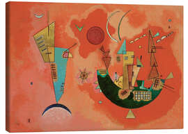 Canvas-taulu  With and against - Wassily Kandinsky