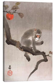 Canvas-taulu  Monkey in a Tree - Ohara Koson