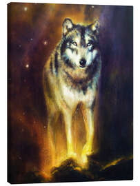 Canvas-taulu  Cosmic Wolf - Kidz Collection