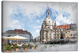 Canvas-taulu  Frauenkirche in Dresden - Peter Roder