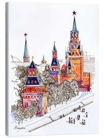 Canvas-taulu  Kremlin, Red Square, Moscow - Anastasia Mamoshina