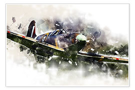 Juliste  Spitfire - airpowerart