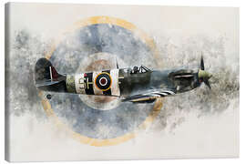 Canvas-taulu  Spitfire AB910 - airpowerart