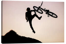 Canvas-taulu  bike jump