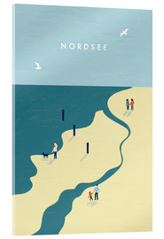 Akryylilasitaulu  Northsea Illustration - Katinka Reinke