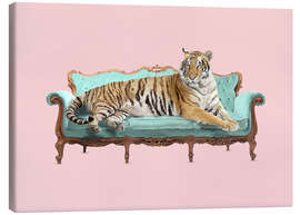 Canvas-taulu  Lazy Tiger - Robert Farkas