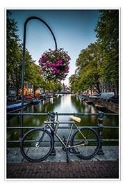 Juliste The bike at the canal, Amsterdam