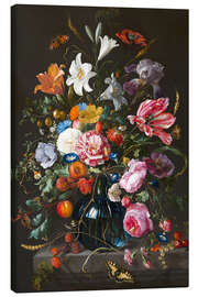 Canvas-taulu  Vase of Flowers - Jan Davidsz de Heem