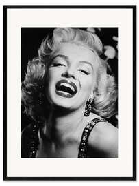 Kehystetty taidepainatus  Marilyn Monroe Lipstick - Celebrity Collection